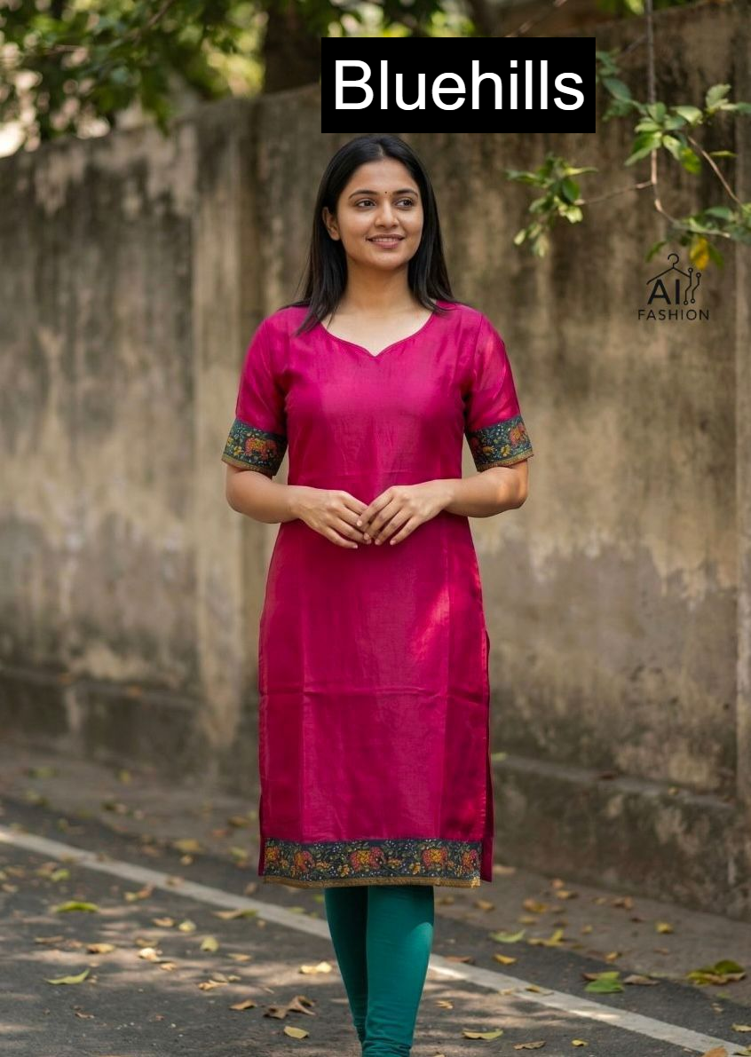 Charmi Vol 7 Bluehills Satin Knee Length Kurtis Wholesale