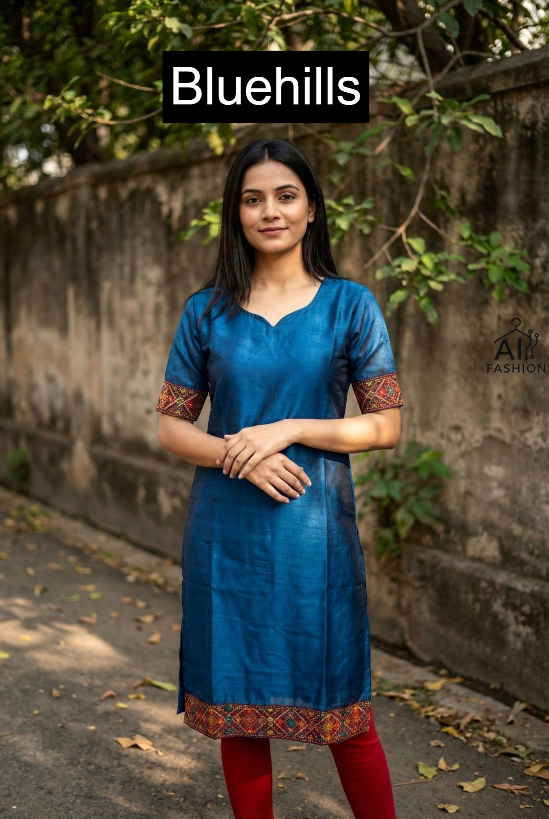 Charmi Vol 7 Bluehills Satin Knee Length Kurtis Wholesale