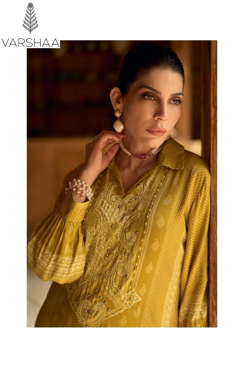 Charminar Varshaa Viscose Muslin Pant Style Suits Manufacturer Ahmedabad
