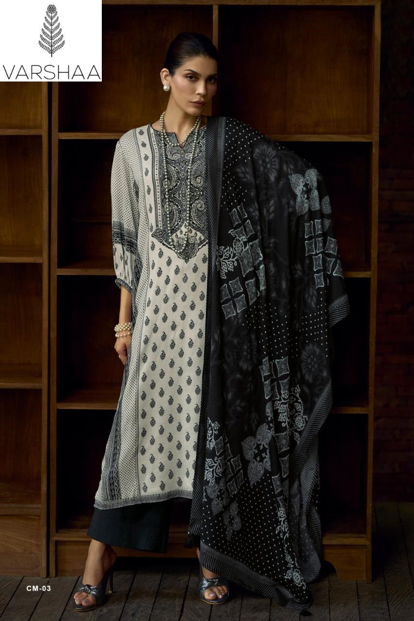Charminar Varshaa Viscose Muslin Pant Style Suits Manufacturer Ahmedabad