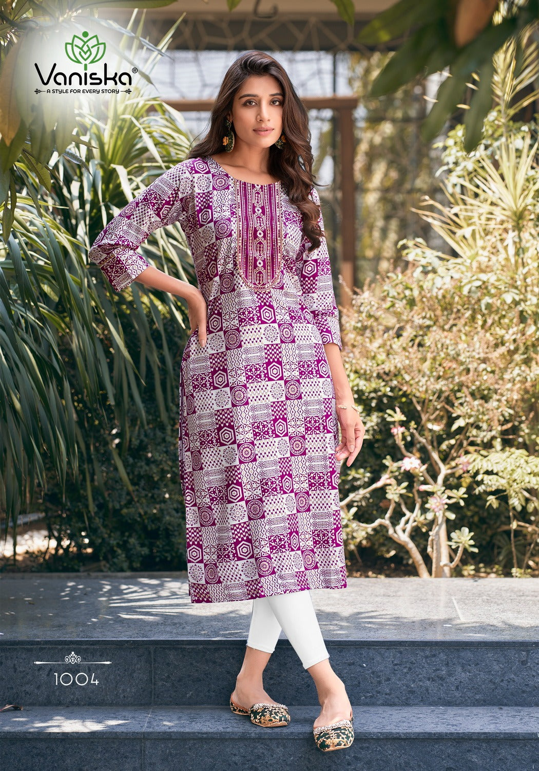 Charming Vol 1 Vaniska Colour Pix Rayon 14Kg Straight Cut Kurtis Exporter
