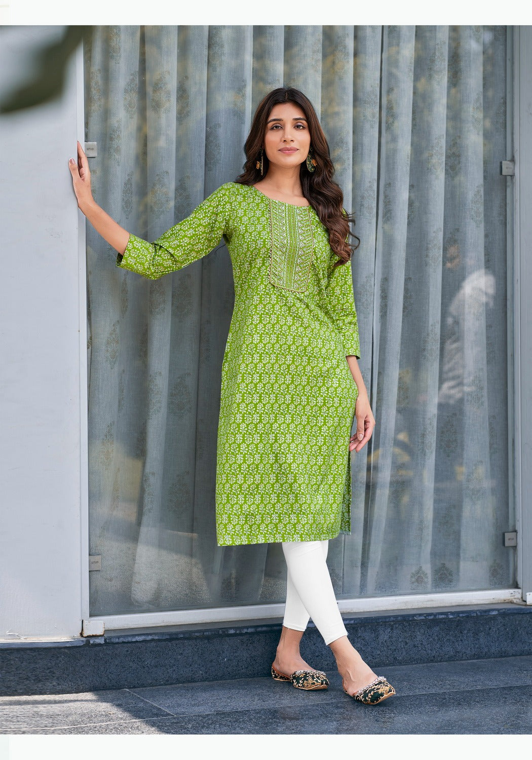 Charming Vol 1 Vaniska Colour Pix Rayon 14Kg Straight Cut Kurtis Exporter