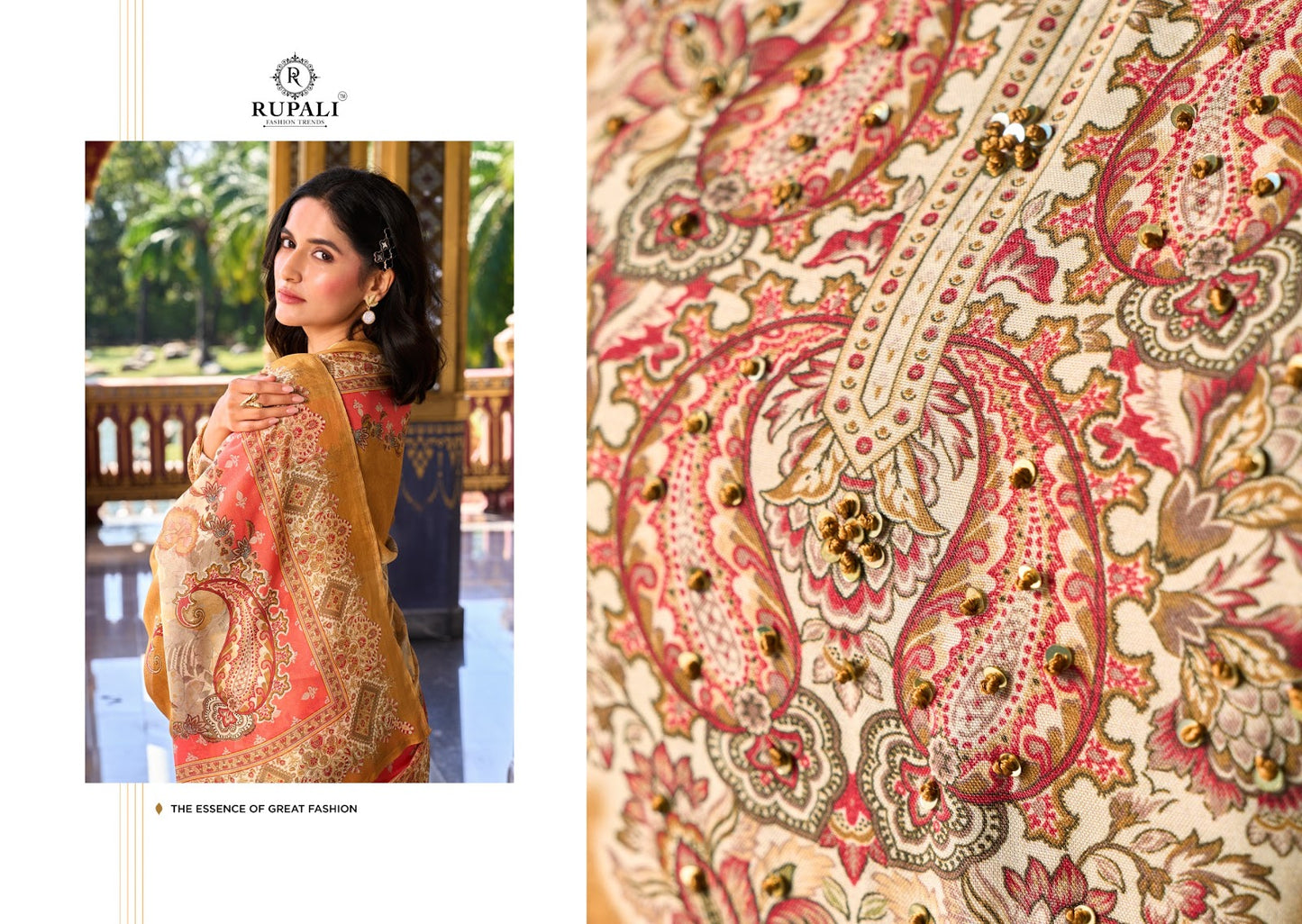 Charmy Rupali Viscose Muslin Pant Style Suits Wholesale Price