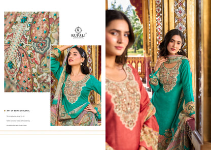 Charmy Rupali Viscose Muslin Pant Style Suits Wholesale Price