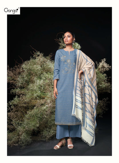 Charoline Ganga Premium Cotton Plazzo Style Suits Wholesaler Gujarat