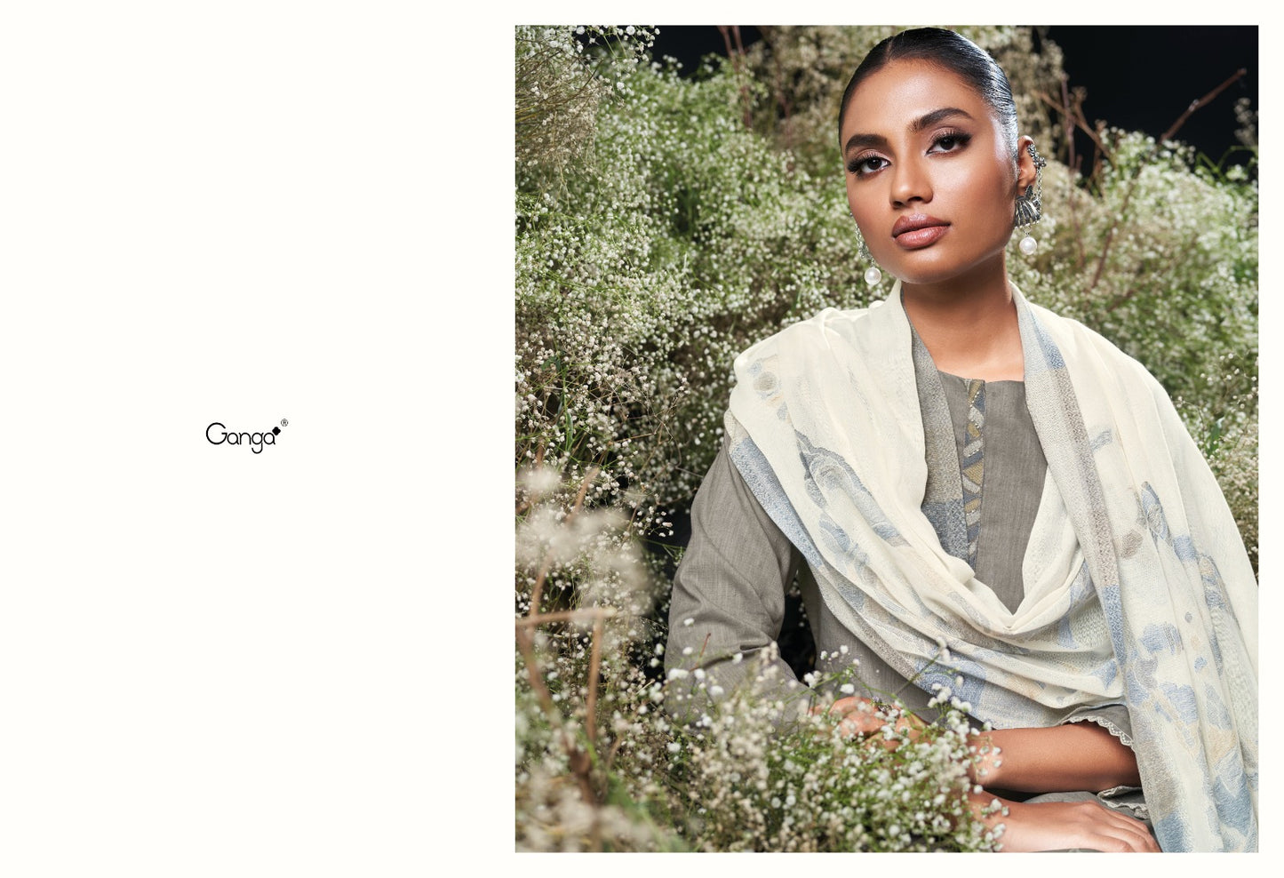 Charoline Ganga Premium Cotton Plazzo Style Suits Wholesaler Gujarat