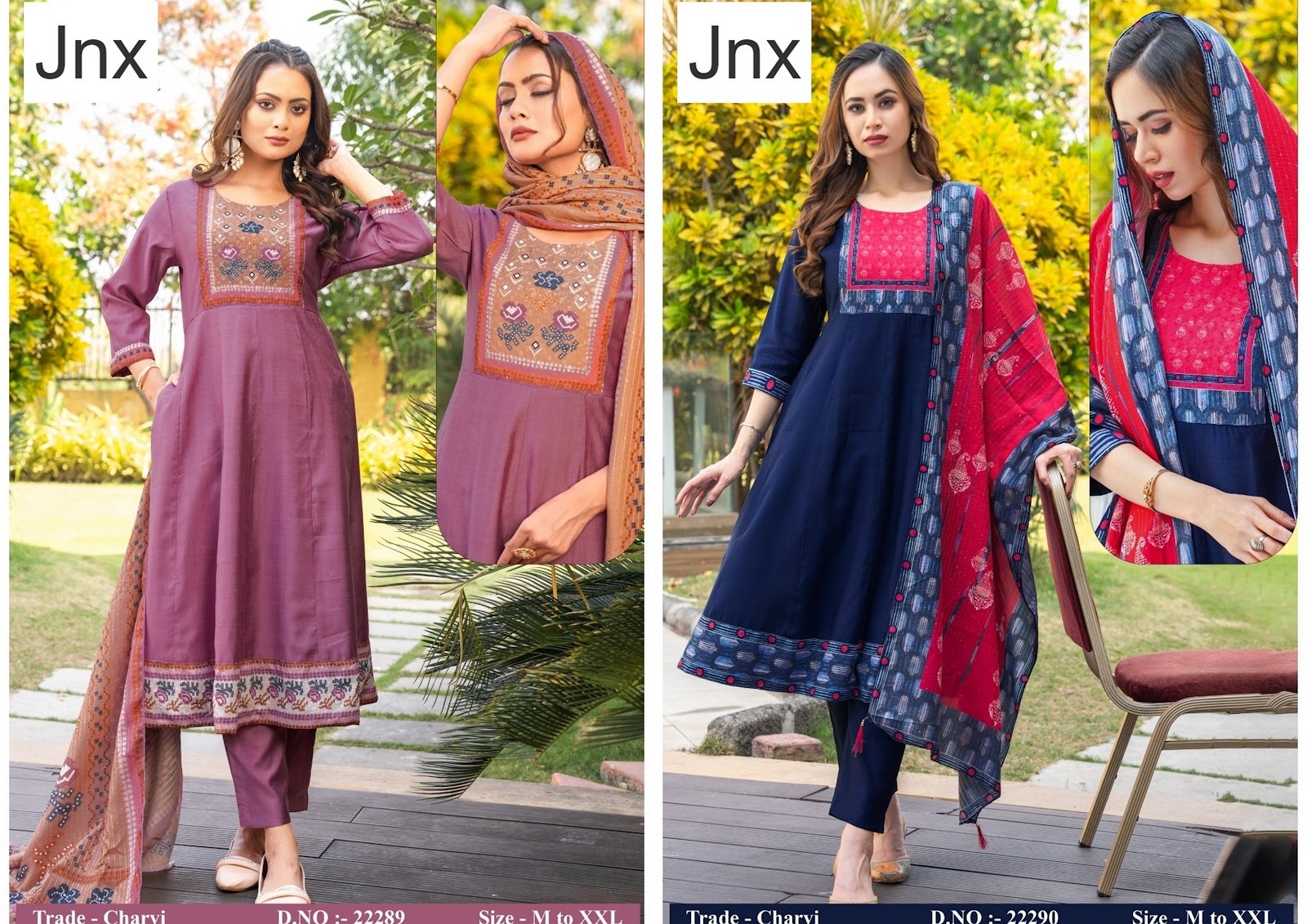 Charvi 2506 Jnx Vertican Readymade Anarkali Suits Wholesaler