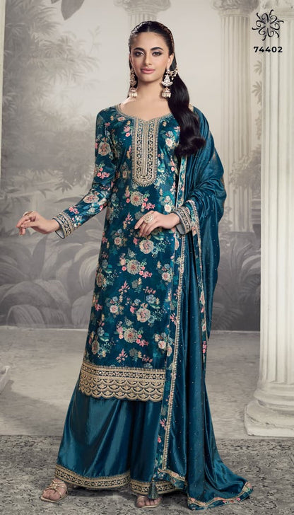 Charvi Kuleesh Vinay Fashion Llp Velvet Suits Manufacturer India