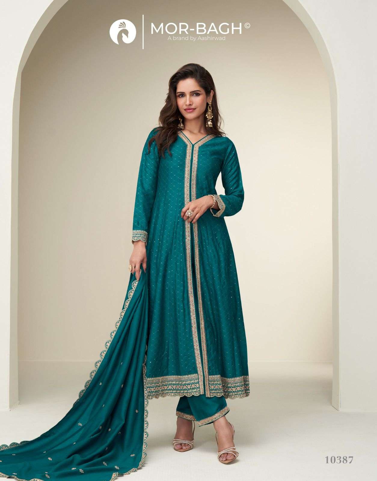 Charvi Mor Bagh Premium Silk Readymade Suits Exporter India