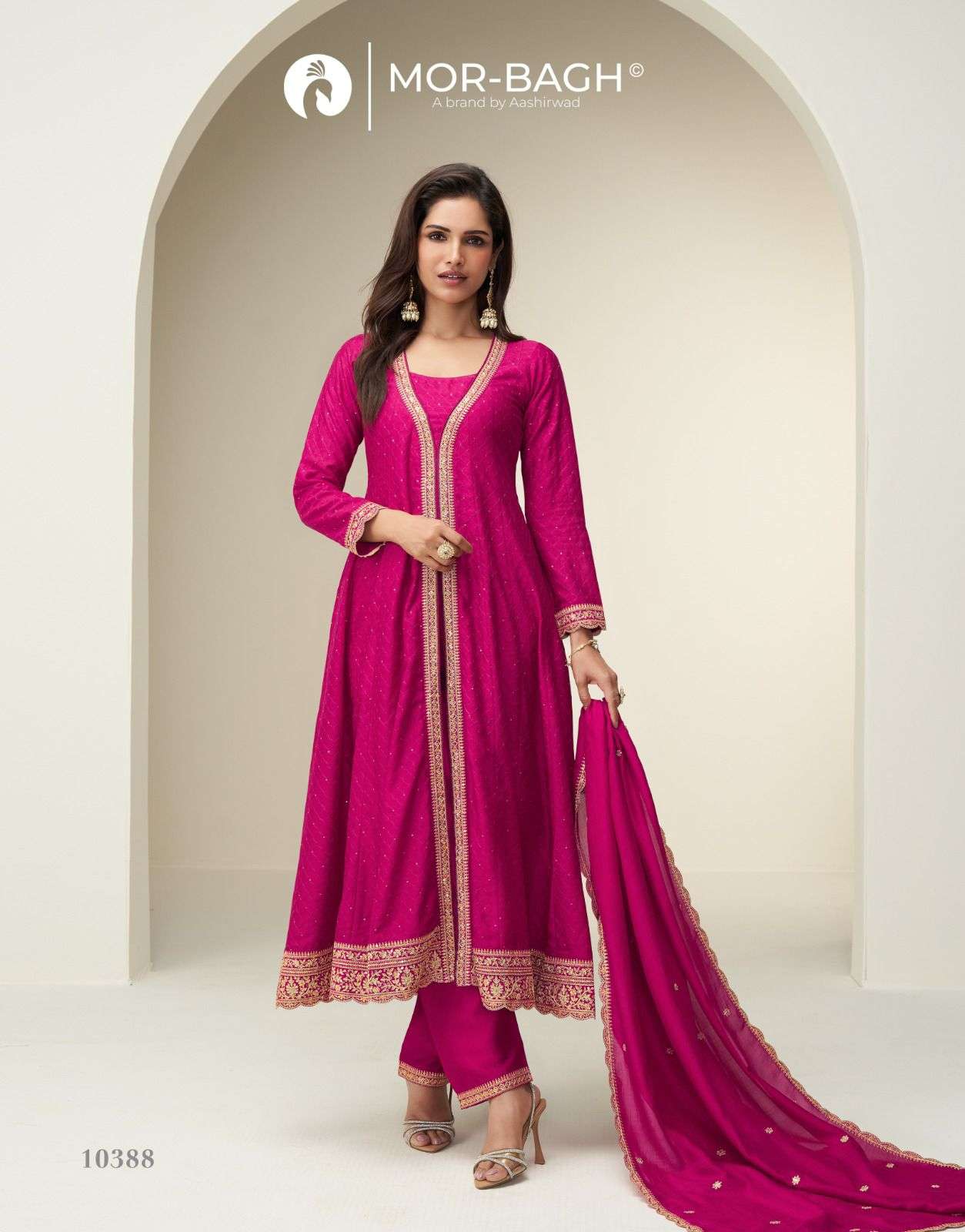 Charvi Mor Bagh Premium Silk Readymade Suits Exporter India