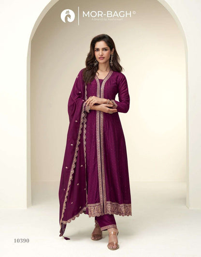 Charvi Mor Bagh Premium Silk Readymade Suits Exporter India