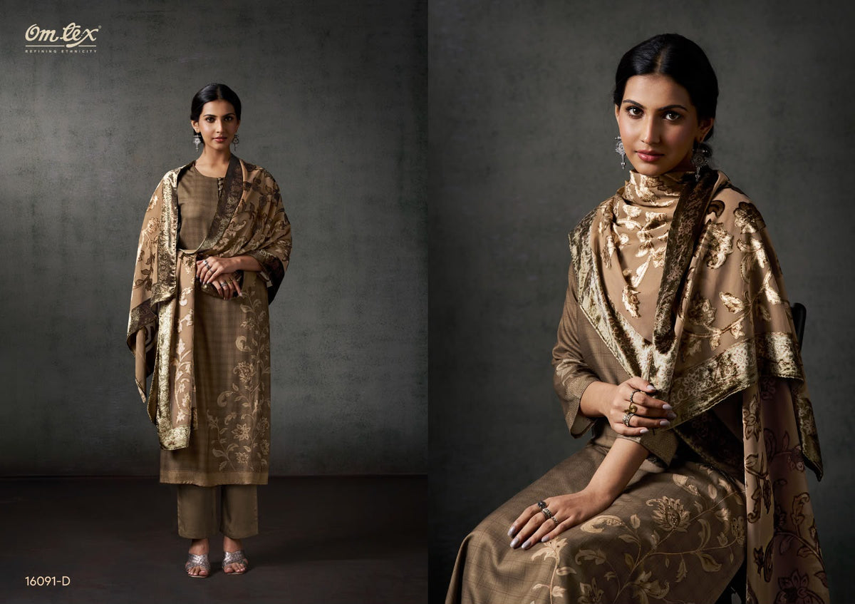 Charvi Omtex Pashmina Suits Exporter