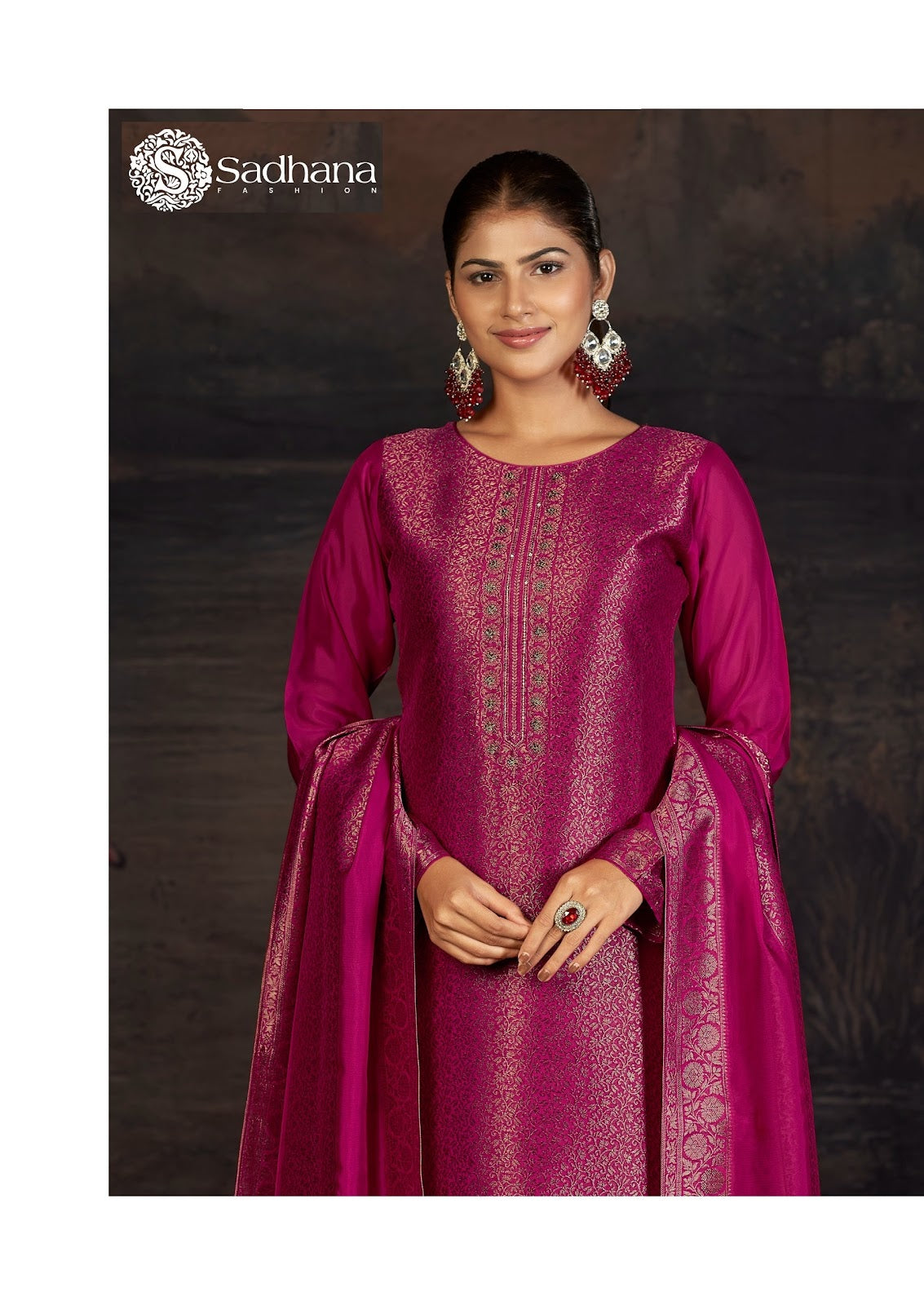 Charvi Sadhana Premium Viscose Pant Style Suits Wholesale Price