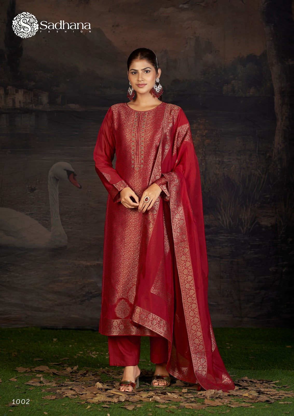Charvi Sadhana Premium Viscose Pant Style Suits Wholesale Price