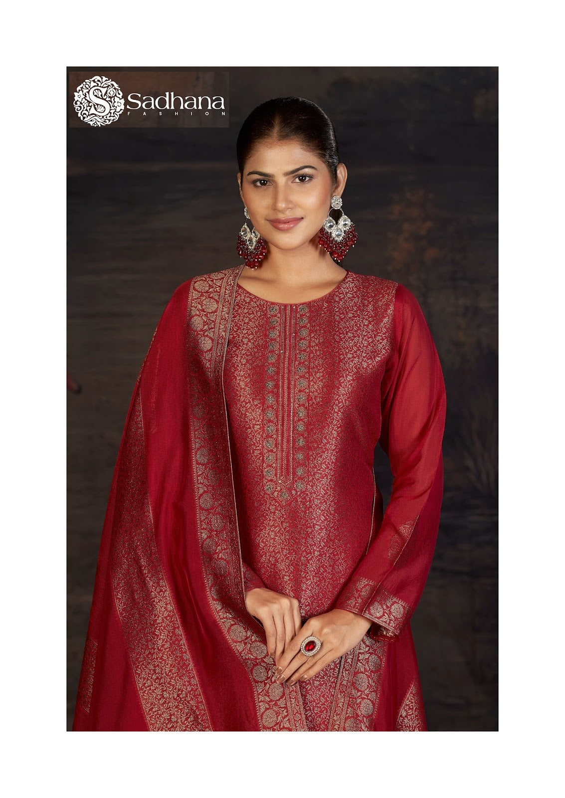 Charvi Sadhana Premium Viscose Pant Style Suits Wholesale Price