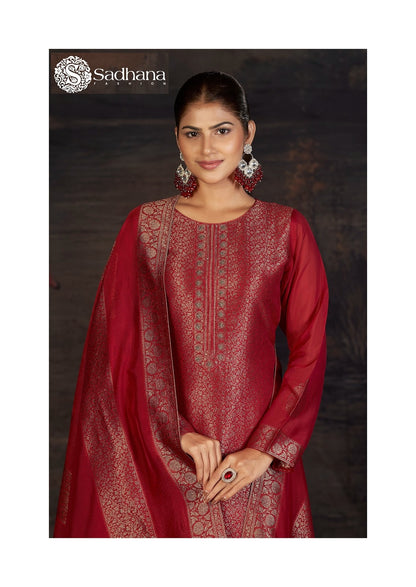 Charvi Sadhana Premium Viscose Pant Style Suits Wholesale Price