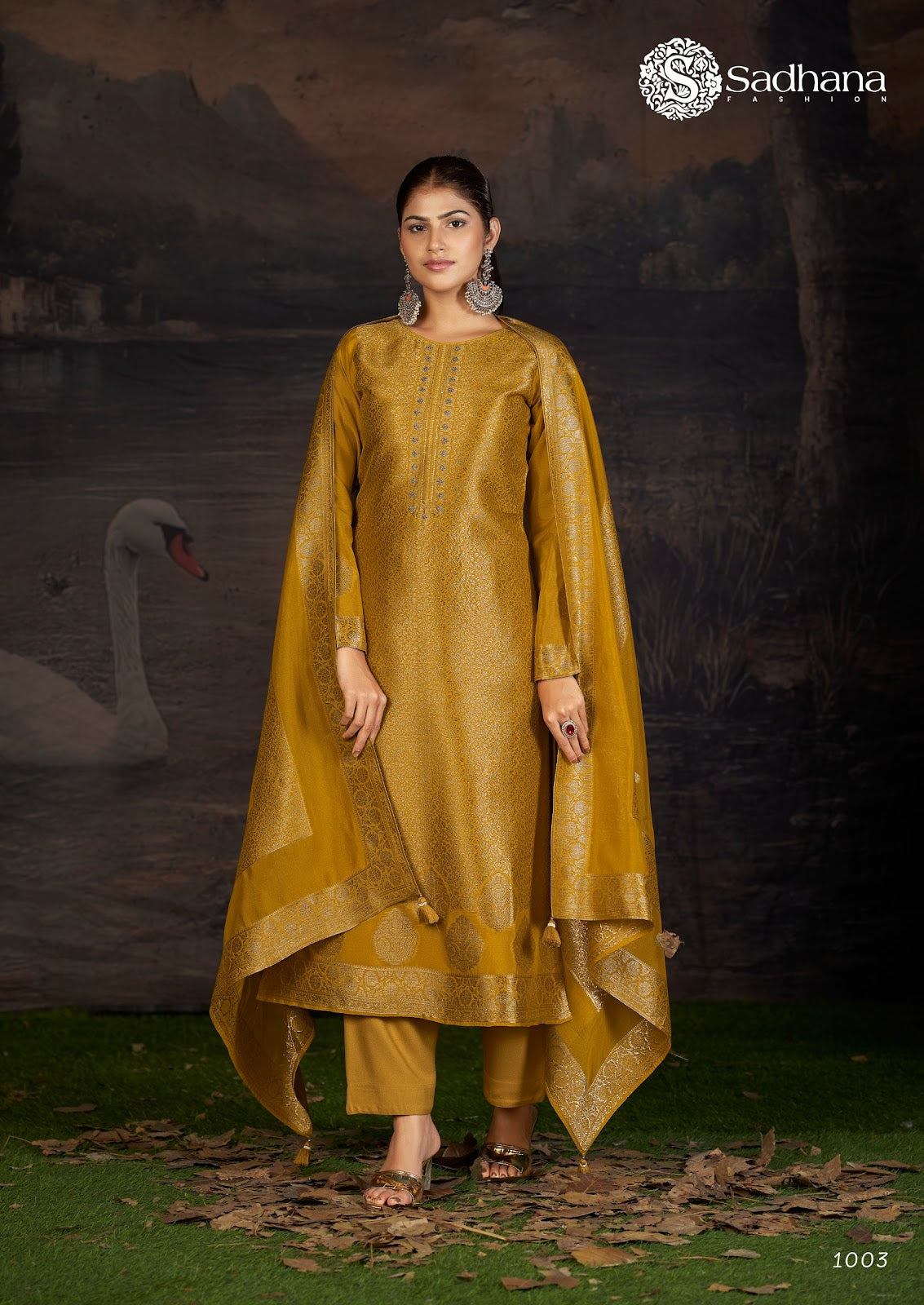 Charvi Sadhana Premium Viscose Pant Style Suits Wholesale Price