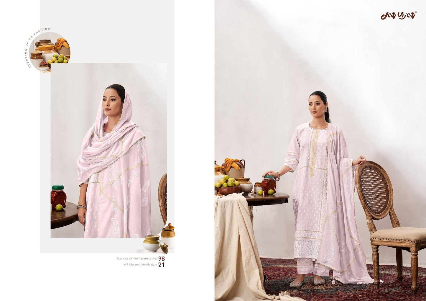 Chatkare Jay Vijay Pure Cotton Pant Style Suits Exporter India