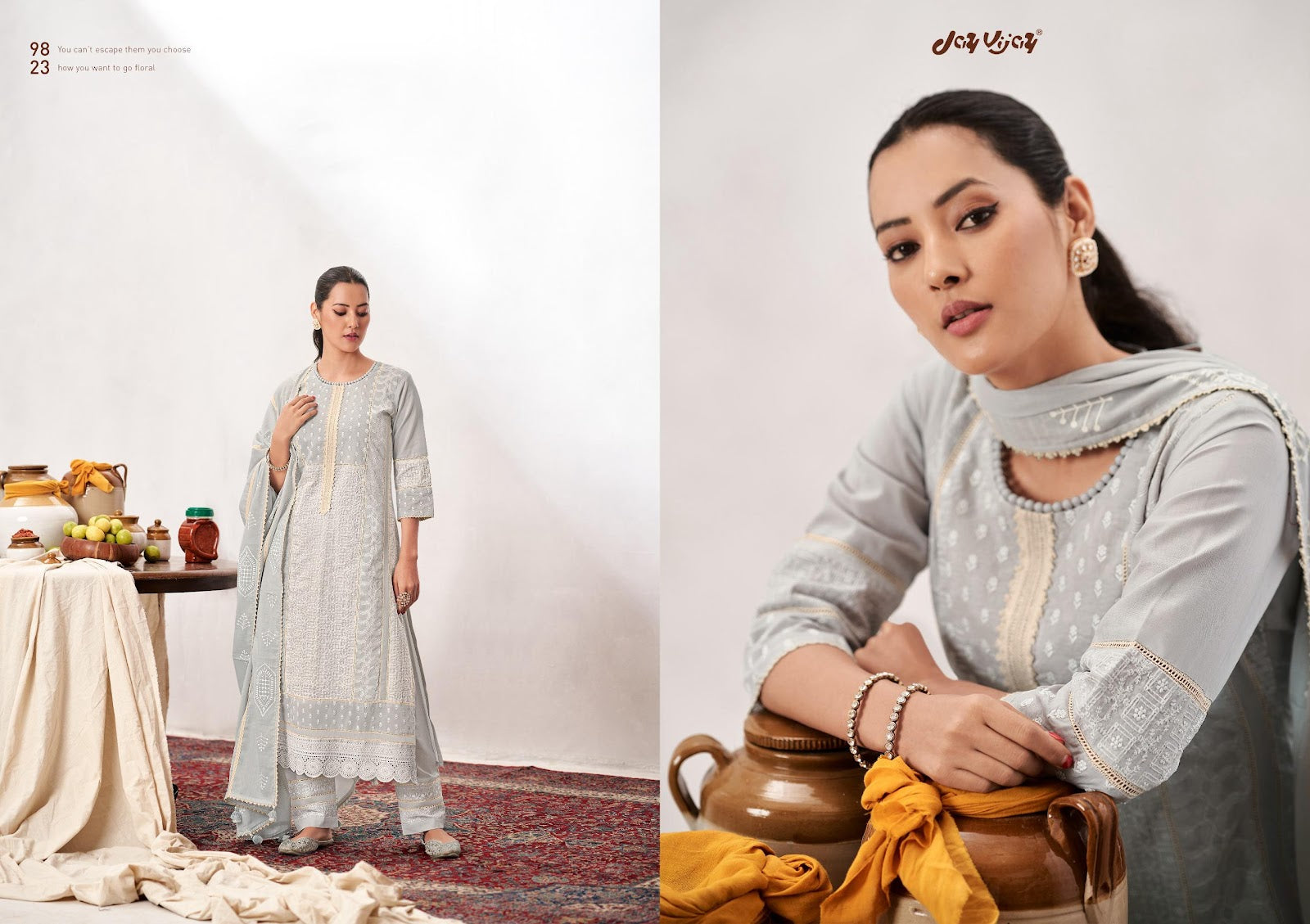 Chatkare Jay Vijay Pure Cotton Pant Style Suits Exporter India