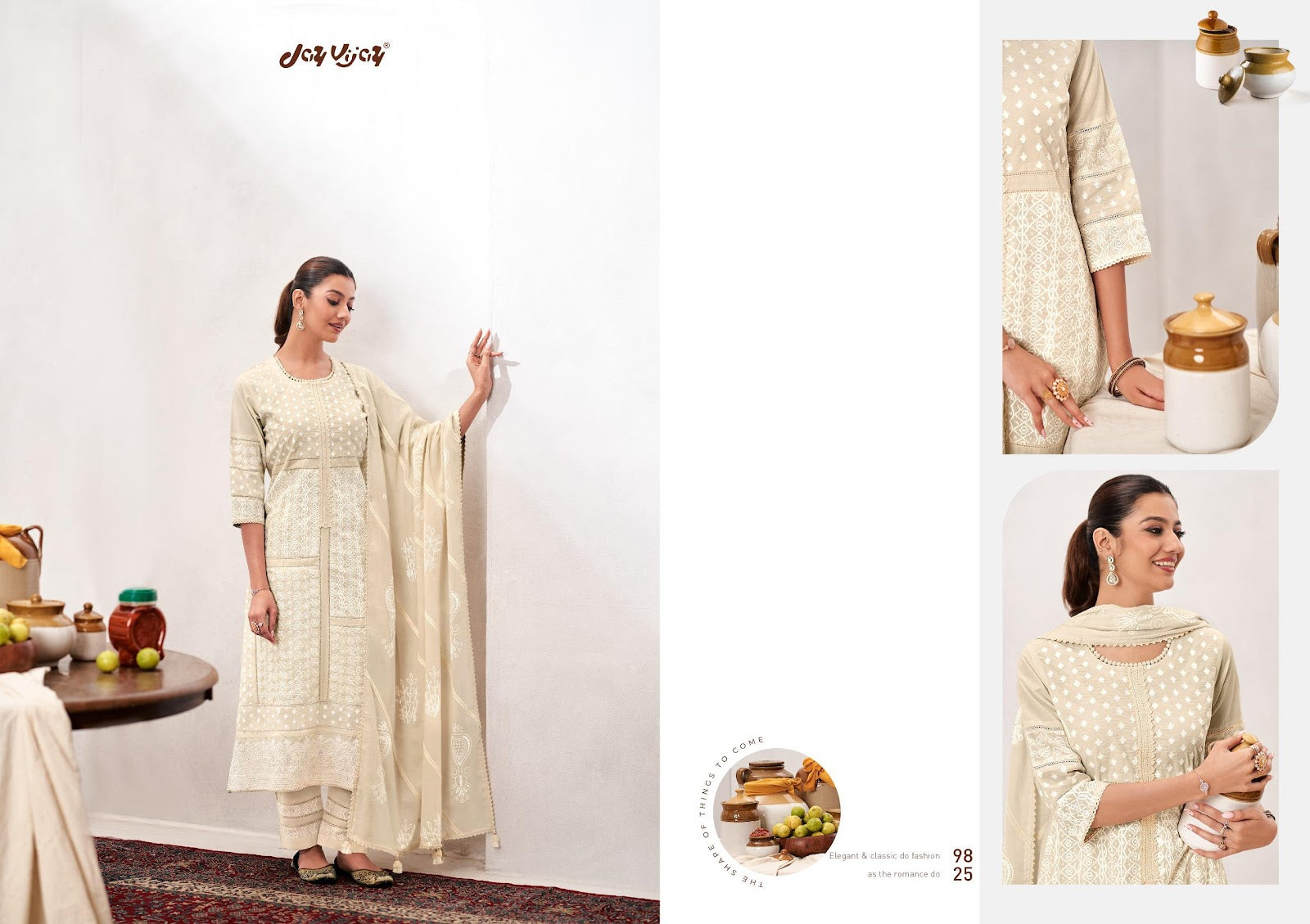 Chatkare Jay Vijay Pure Cotton Pant Style Suits Exporter India