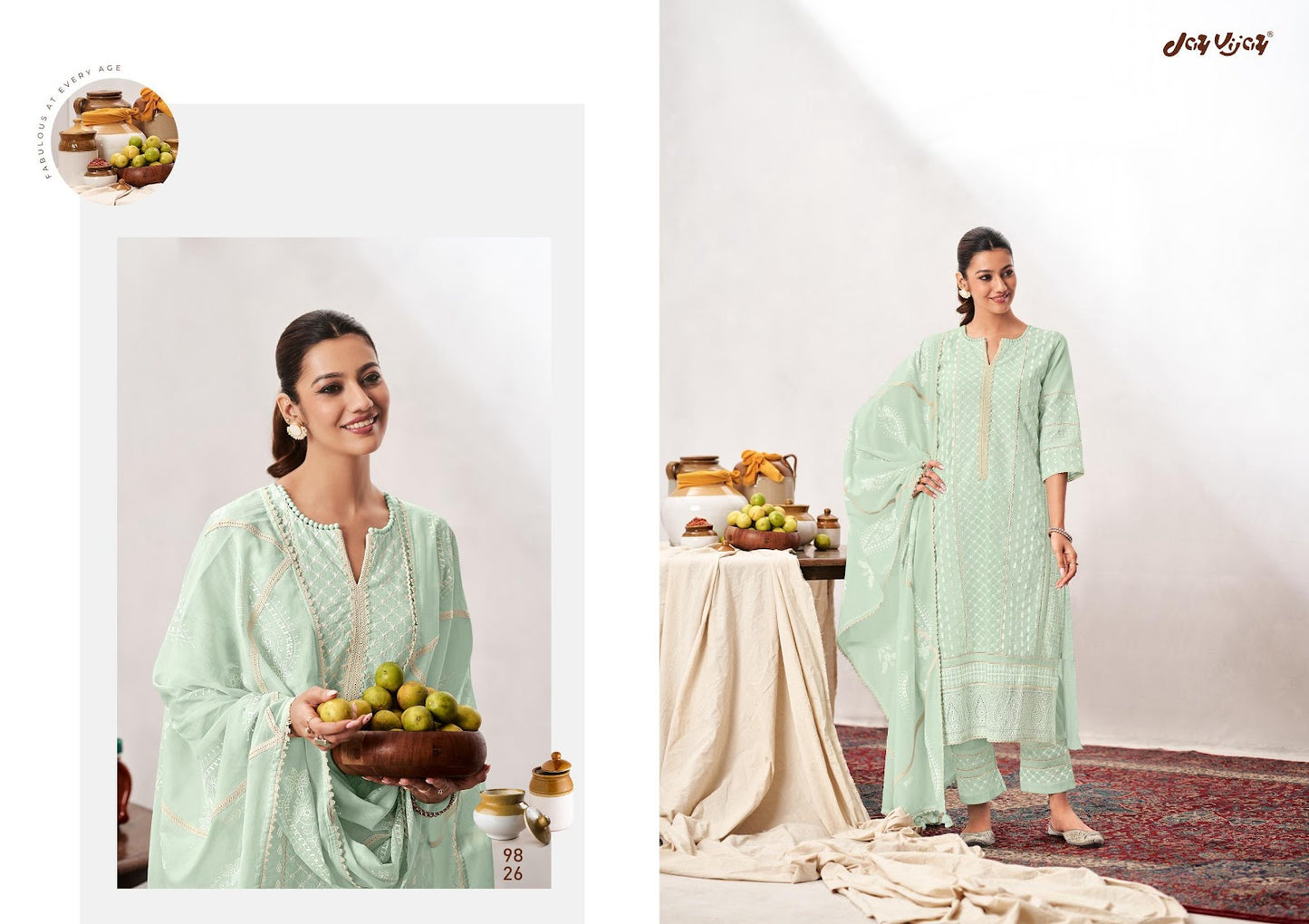 Chatkare Jay Vijay Pure Cotton Pant Style Suits Exporter India