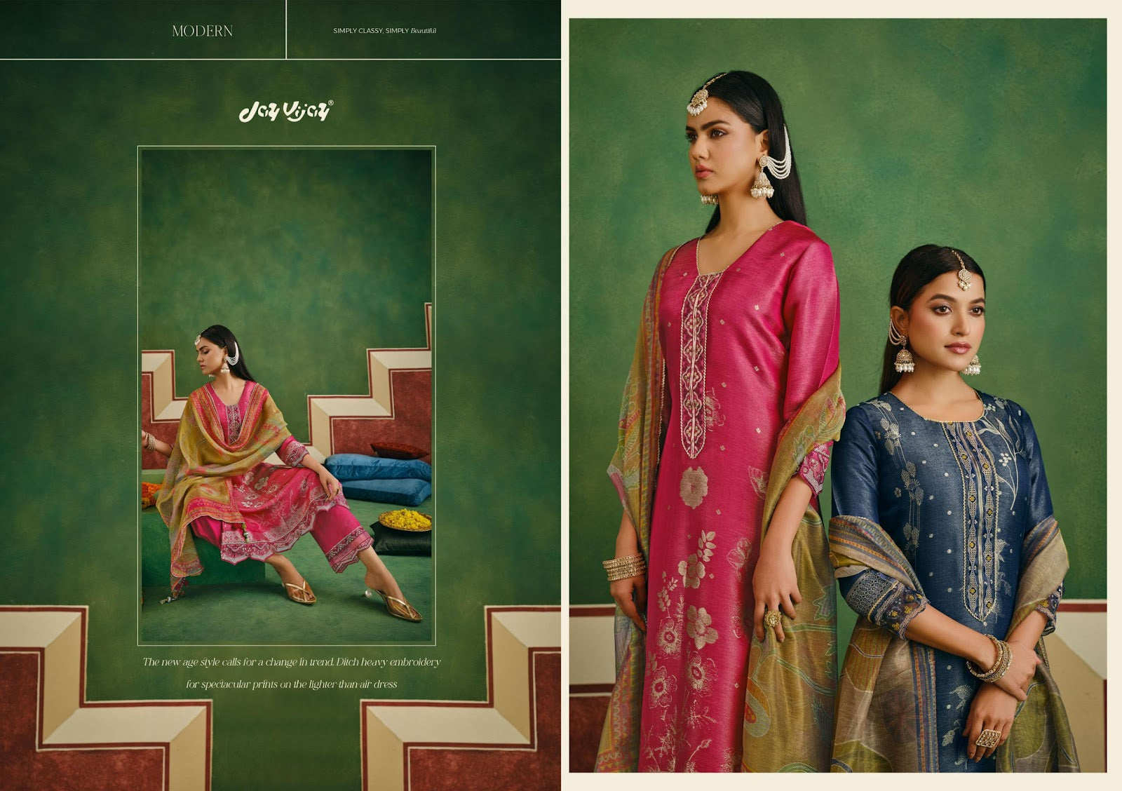 Chaukhat Jay Vijay Jacquard Pant Style Suits Manufacturer Gujarat