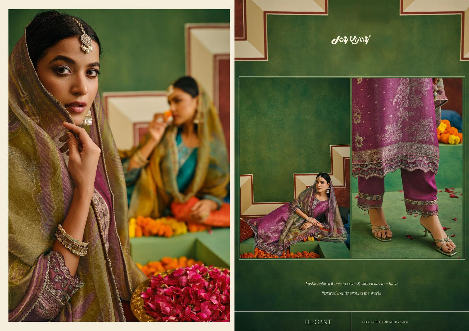 Chaukhat Jay Vijay Jacquard Pant Style Suits Manufacturer Gujarat