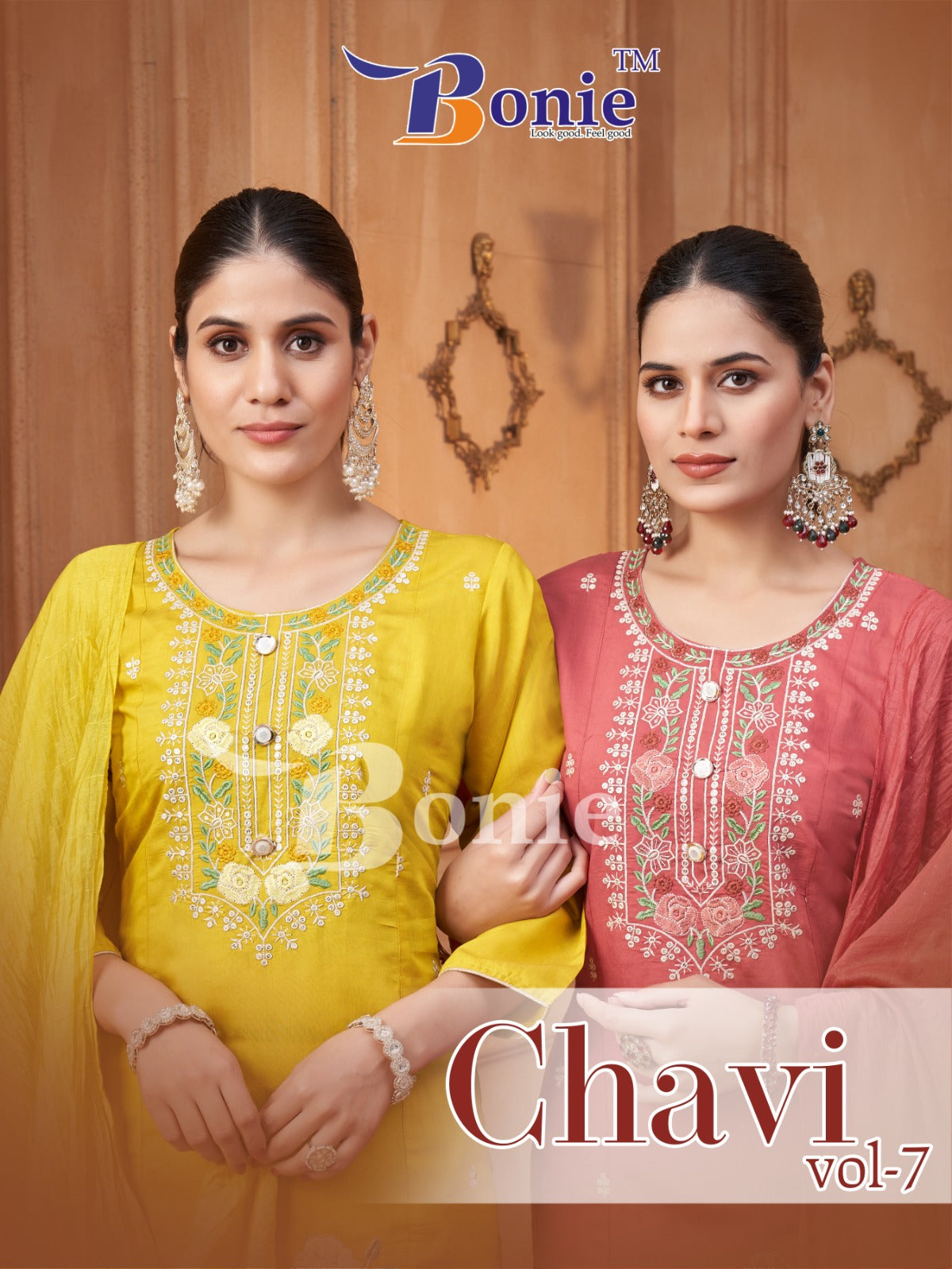 Chavi Vol 7 Bonie Roman Readymade Pant Style Suits Manufacturer Ahmedabad