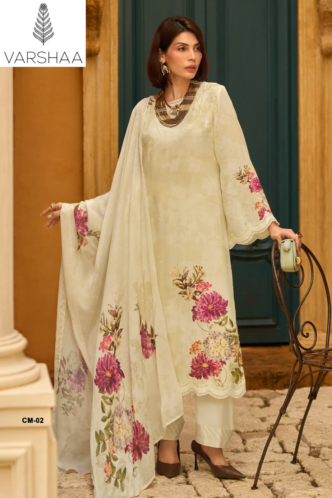 Checkmate Varshaa Swiss Pakistani Salwar Suits Supplier