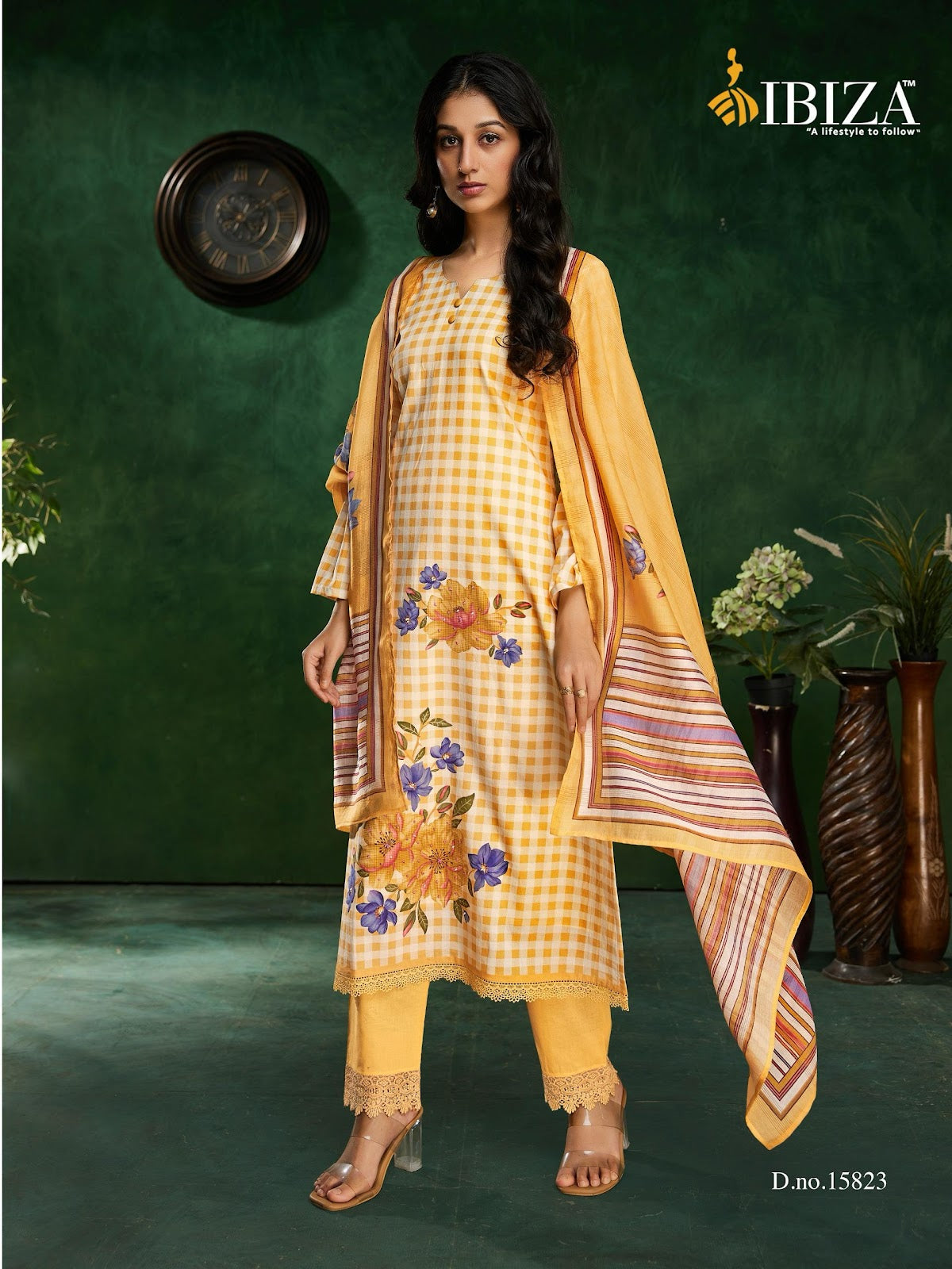 Cherry Ibiza Pure Lawn Pant Style Suits Supplier