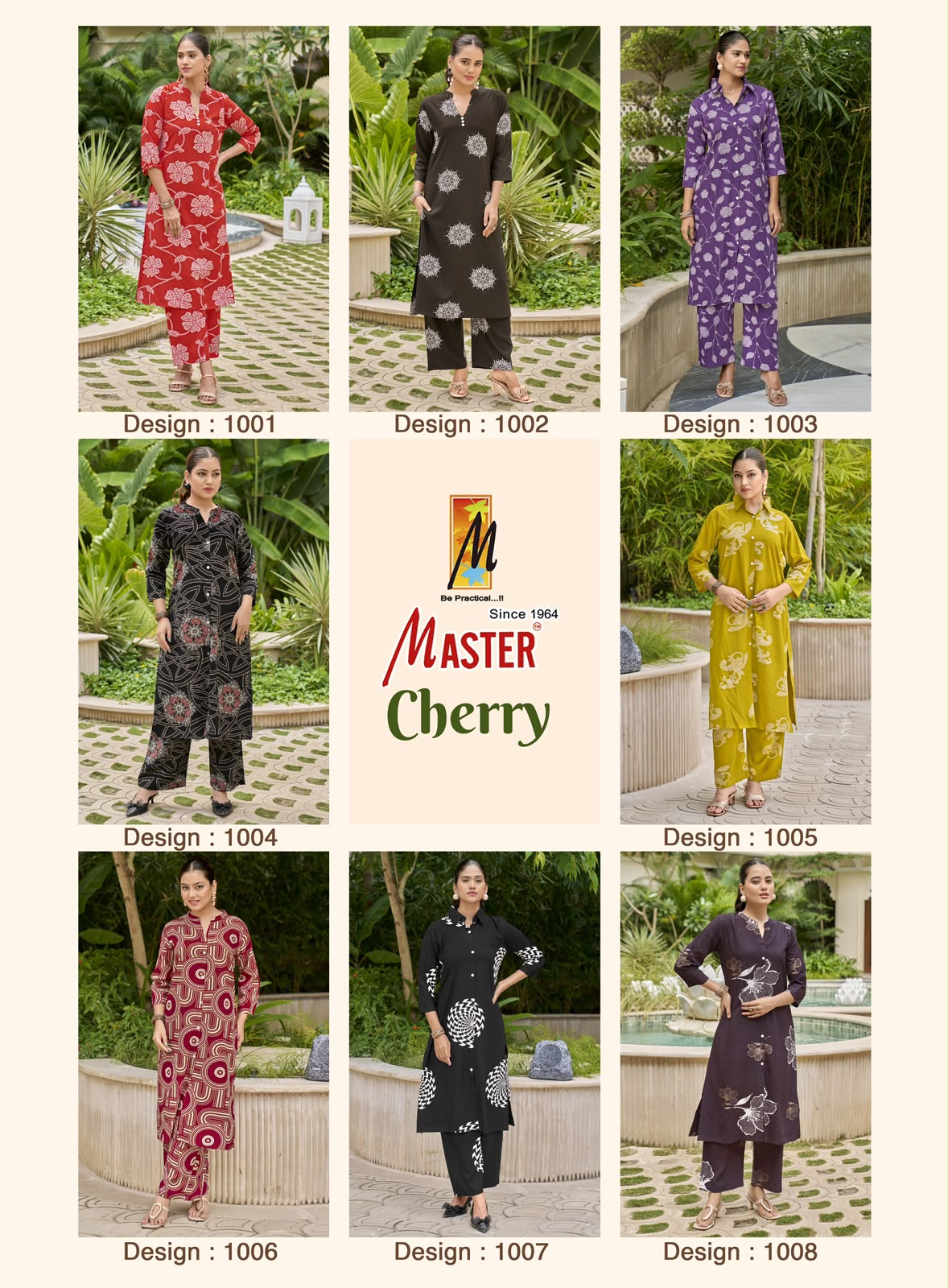 Cherry Master Rayon 22Kg Co Ord Set Exporter
