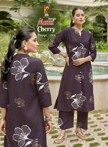 Cherry Master Rayon 22Kg Co Ord Set Exporter