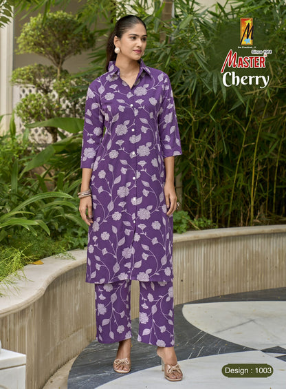 Cherry Master Rayon 22Kg Co Ord Set Exporter