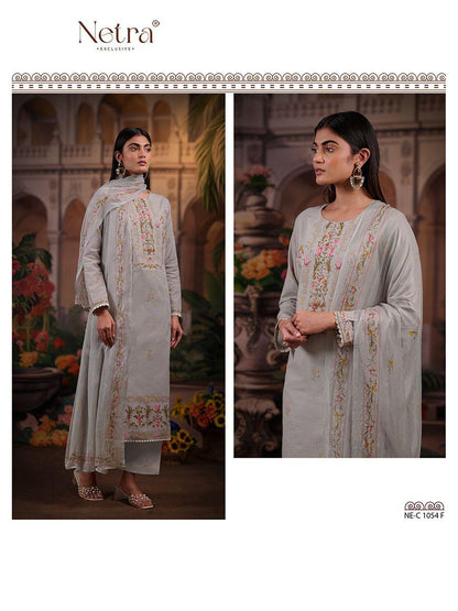 Cherry Netra Pure Linen Pant Style Suits Supplier India