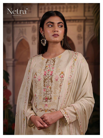 Cherry Netra Pure Linen Pant Style Suits Supplier India