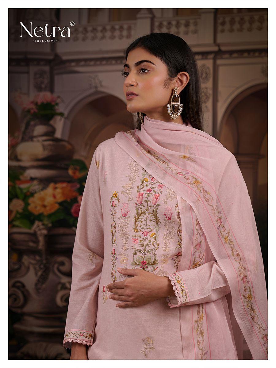 Cherry Netra Pure Linen Pant Style Suits Supplier India