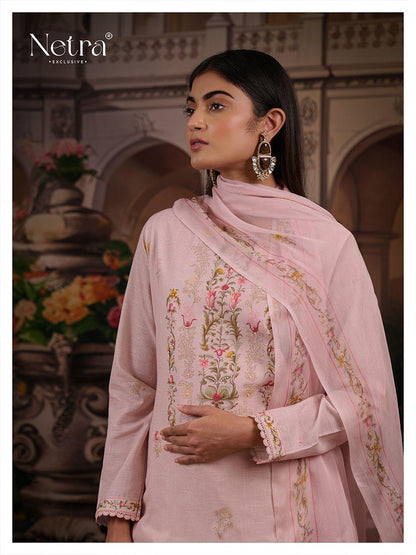 Cherry Netra Pure Linen Pant Style Suits Supplier India