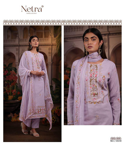 Cherry Netra Pure Linen Pant Style Suits Supplier India