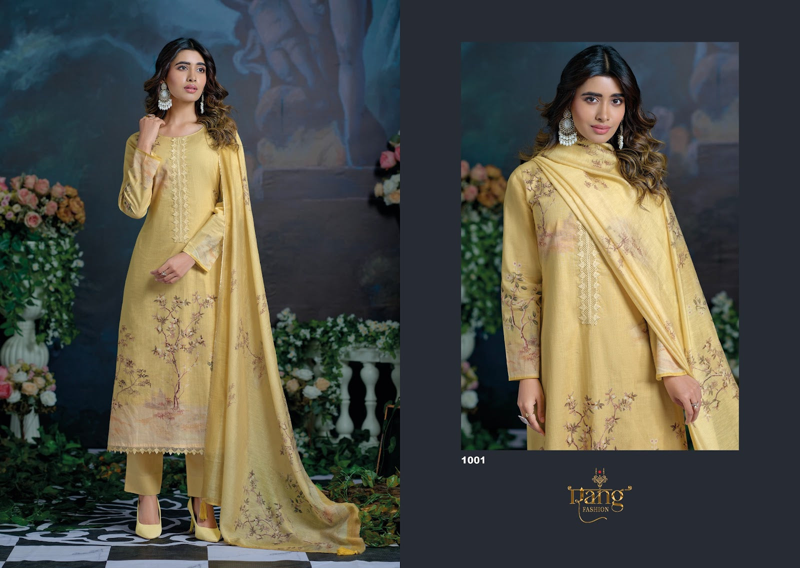 Cherry Rang Fashion Viscose Linen Pant Style Suits Exporter