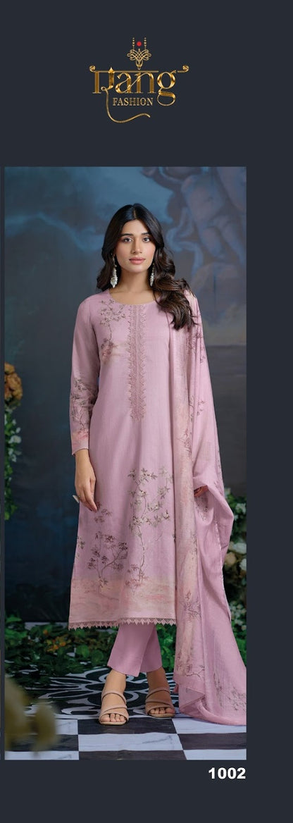Cherry Rang Fashion Viscose Linen Pant Style Suits Exporter