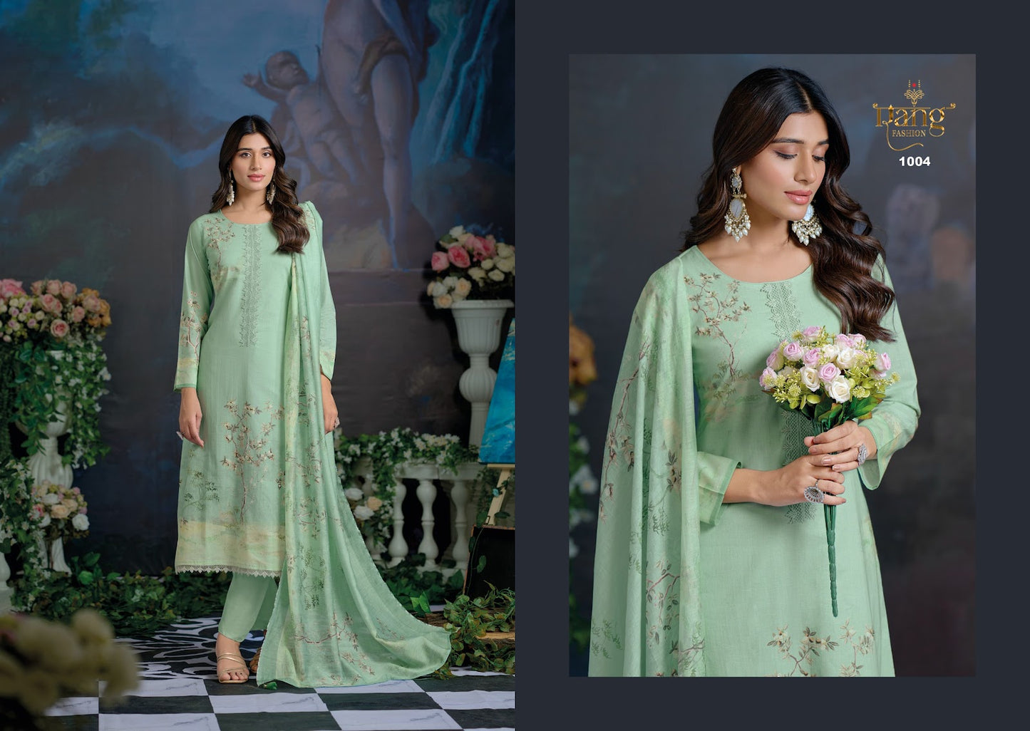 Cherry Rang Fashion Viscose Linen Pant Style Suits Exporter