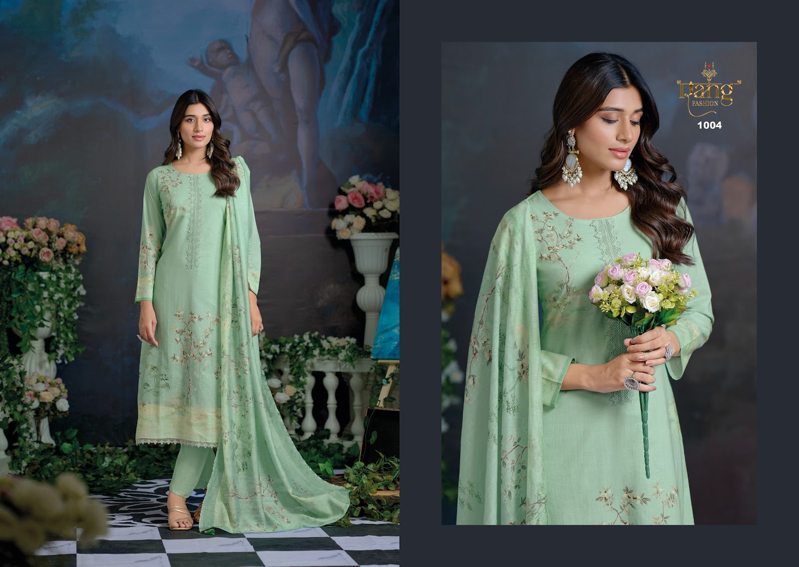 Cherry Rang Fashion Viscose Linen Pant Style Suits Exporter