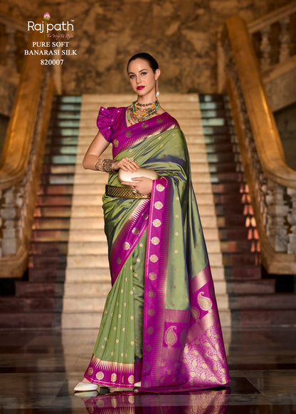 Cherry Silk Rajpath Sarees Exporter