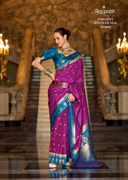 Cherry Silk Rajpath Sarees Exporter