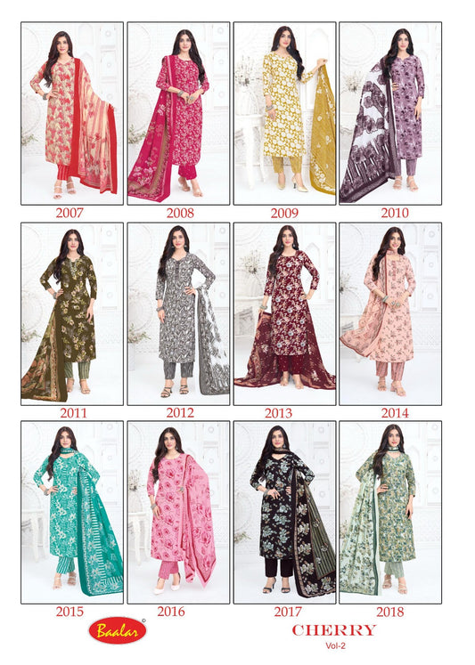 Cherry Vol 2 Baalar Cotton Dress Material Manufacturer India