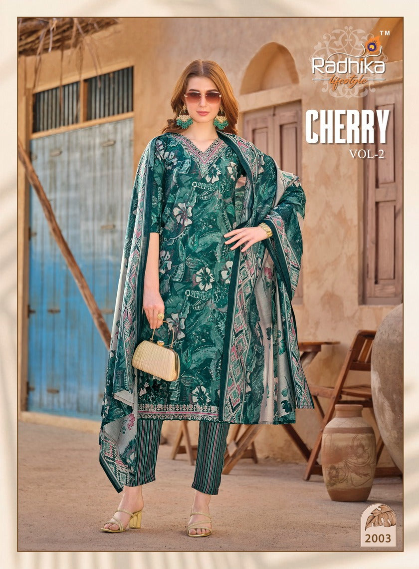 Cherry Vol 2 Radhika Lifestyle Modal Readymade Pant Style Suits
