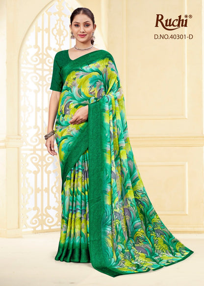 Cherry Vol 43 Ruchi Chiffon Sarees Manufacturer Gujarat