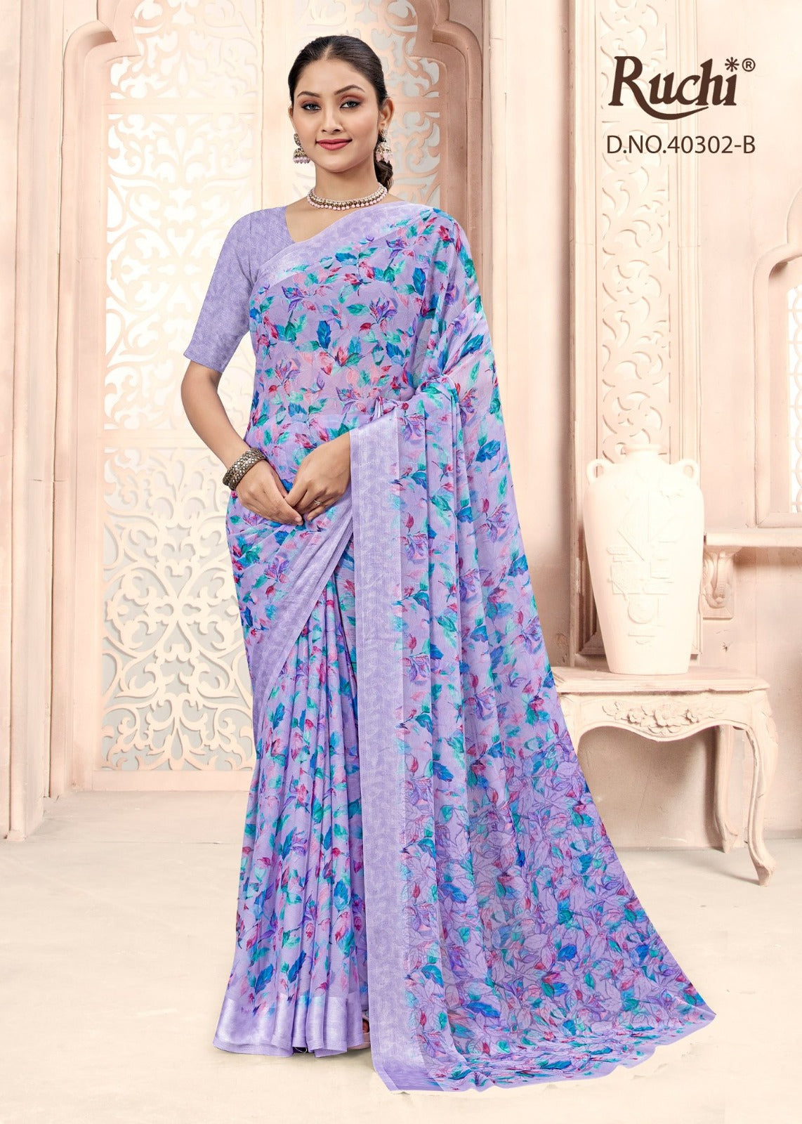 Cherry Vol 44 Ruchi Chiffon Sarees Wholesale Price