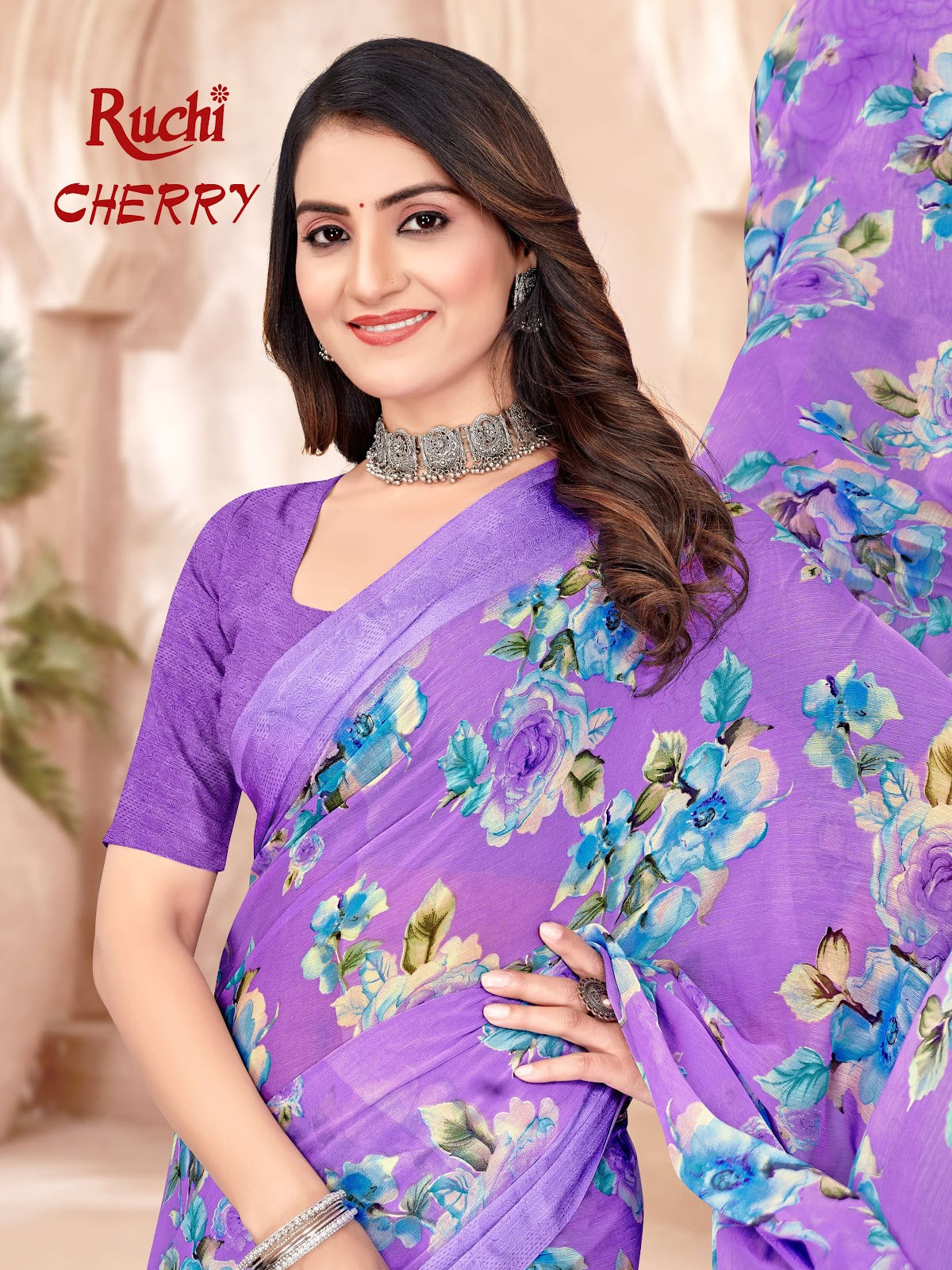 Cherry Vol 47 Ruchi Chiffon Sarees Wholesale Price