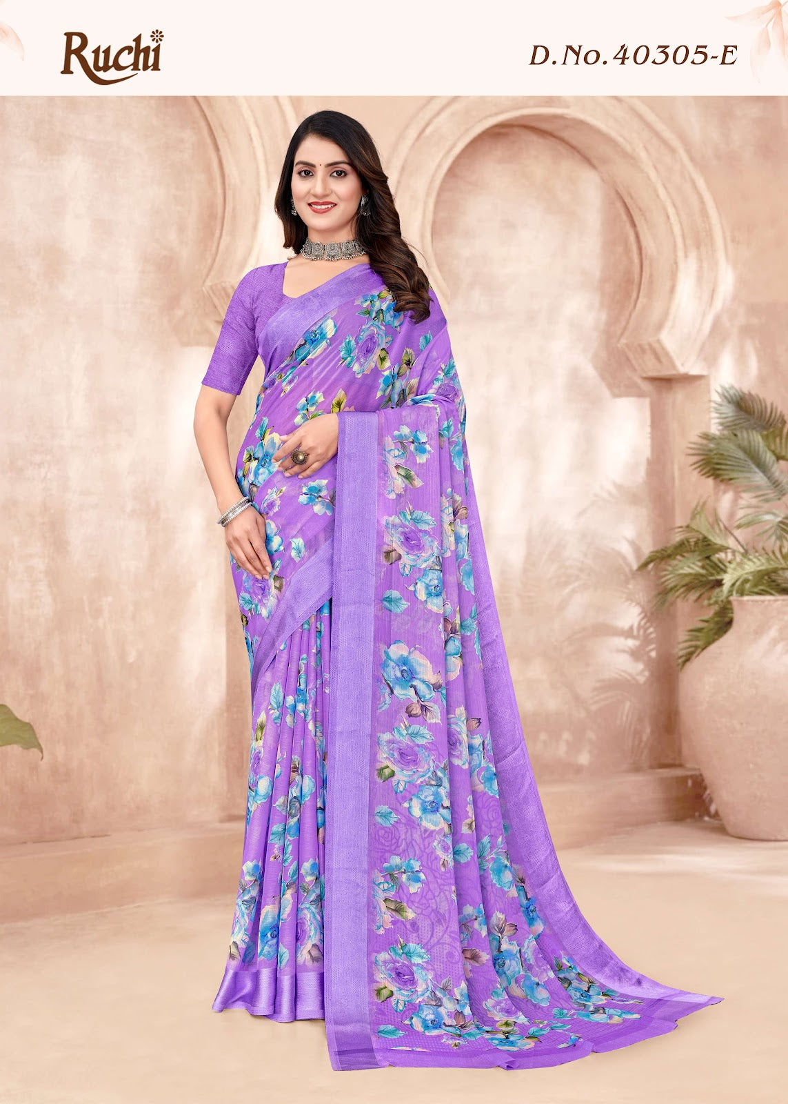 Cherry Vol 47 Ruchi Chiffon Sarees Wholesale Price